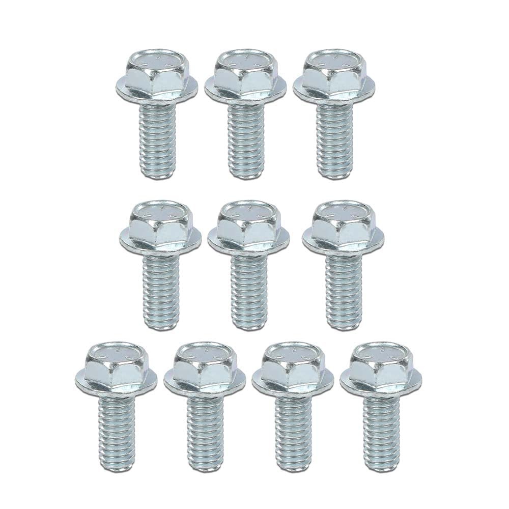 G-PLUS 10 Bolt Rear End Cover Bolts Differential Compatible with Chevy Pontiac Oldsmobile and GMC Sliver