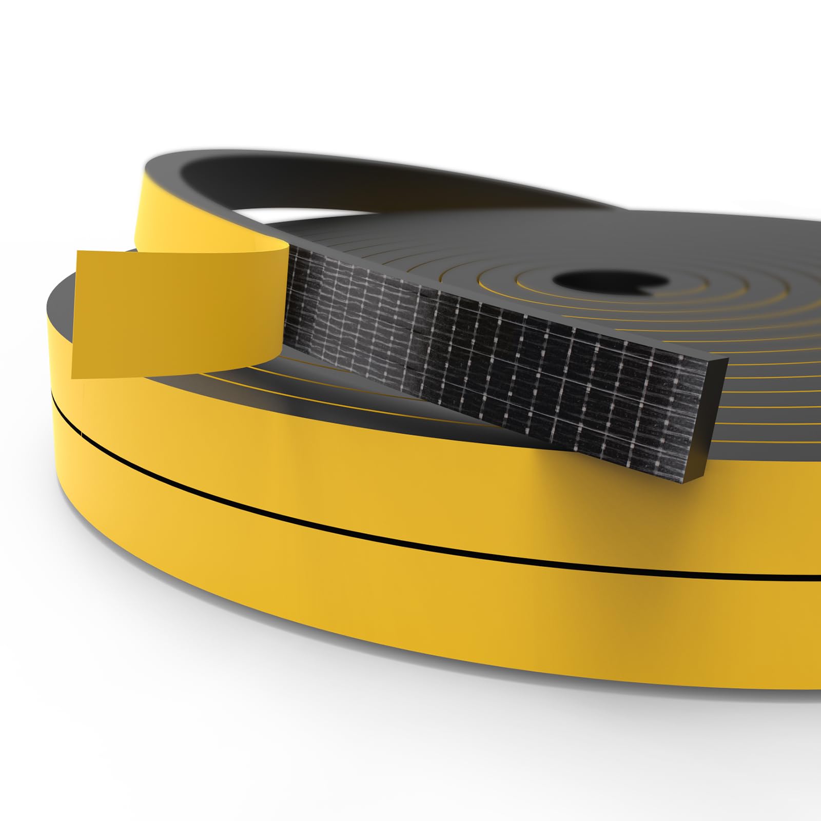 Dichtungsband Türdichtung Selbstklebend, Fensterdichtung Siegel Streifen 10mm(B) x 6mm(D) Lärm Schalldämmung Wasserdicht Gummidichtung Abdichtungsband für Türen Fenster Gesamtlänge 10M Lang Schwarz