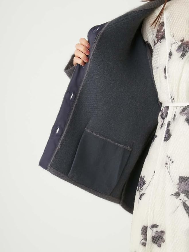 Amazon | ラクーン混ダブルフェイスコーディガン FWNJ244081BEGF