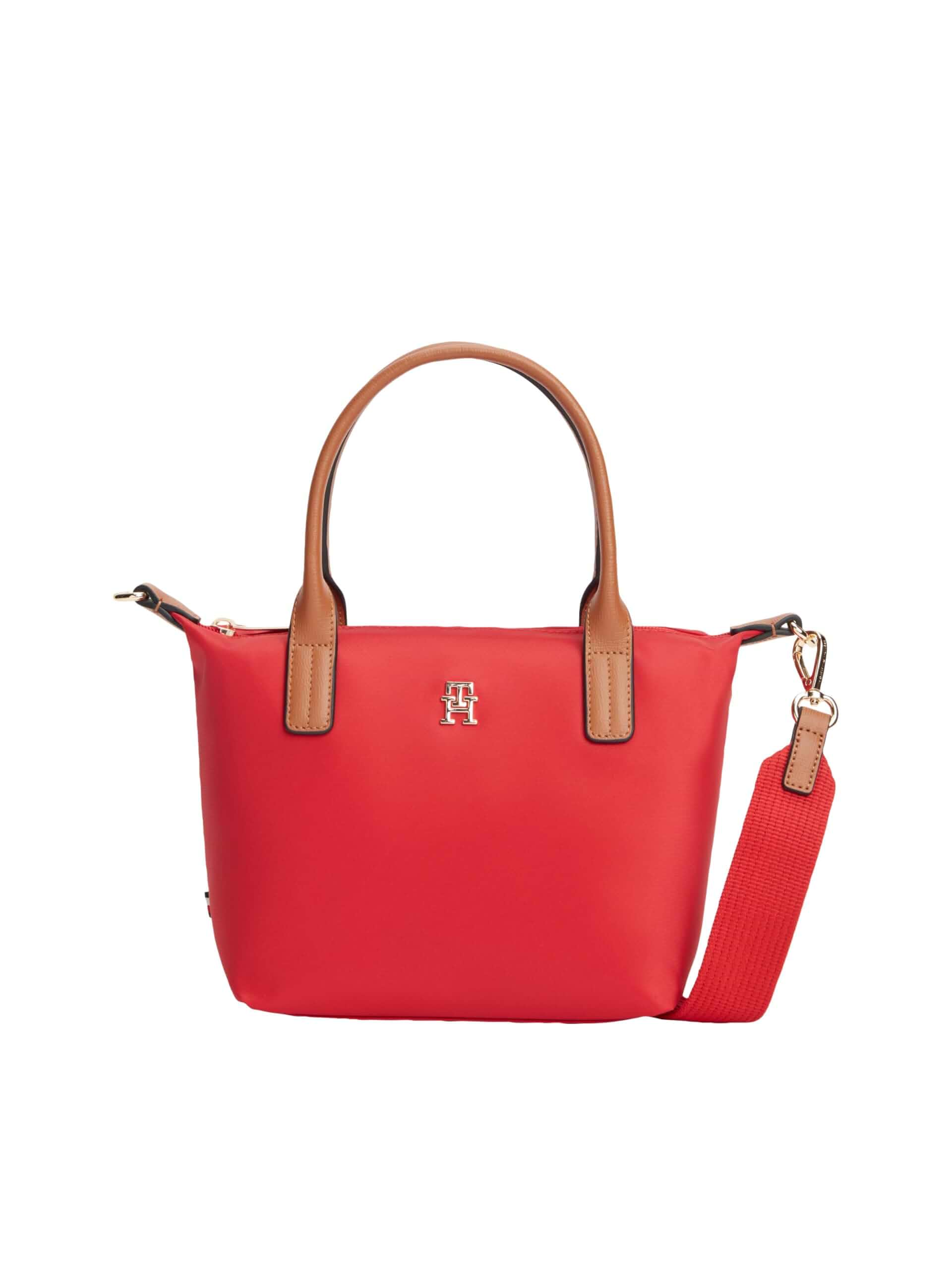 Tommy Hilfiger Women's Popette Small Tote Bag With Removable Crossbody Strap