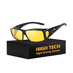Myiaur Night Driving Glasses for Men Women Polarized Anti Glare and UV400 Protection Yellow Lens Night Vision Glasses