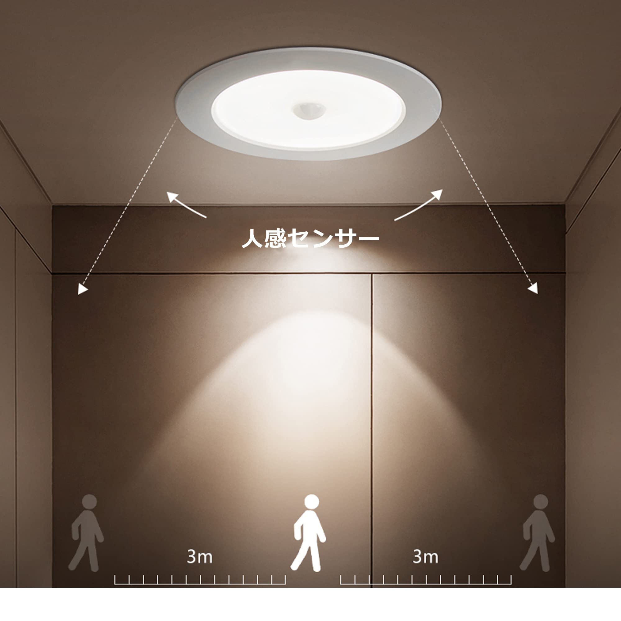 Amazon.co.jp : Venus ダウンライト LEDダウンライト 人感