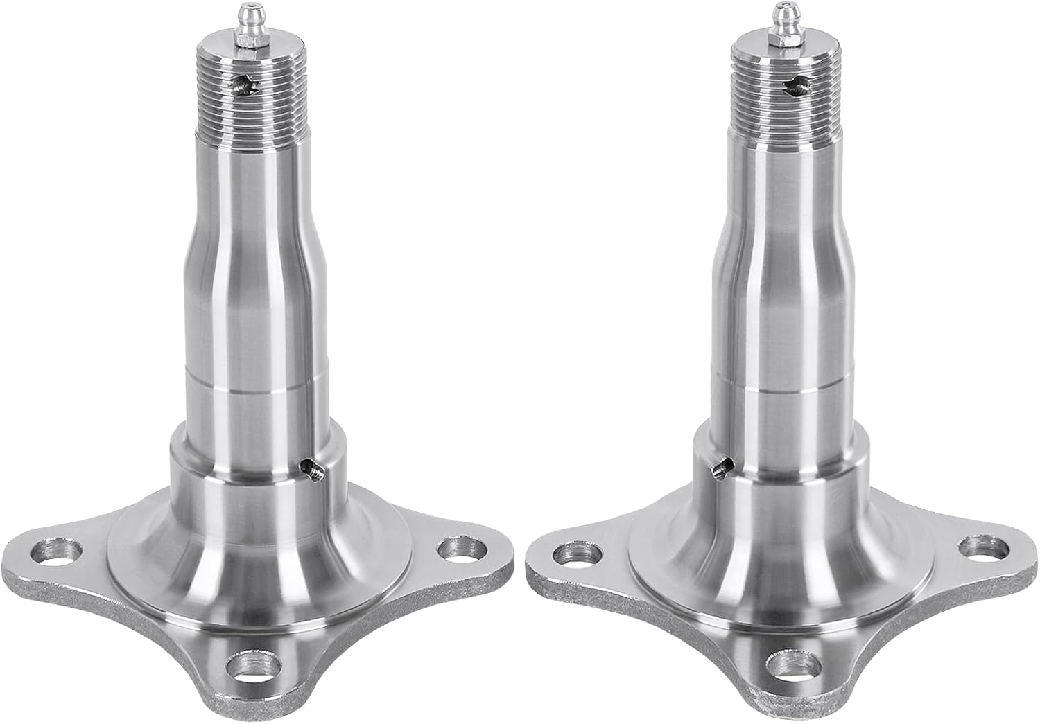 SP131 Trailer Spindle #84 EZ Lube Weld-On with Brake Flange for 3,500lbs Trailer Axle Compatible with Bearings Kit L44649/10 & L68149/11 (2Pcs)