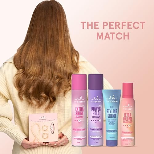 Miniatura 5 de invisibobble Juego de rizos sin calor, rizadores sin calor con banda de terciopelo para uso durante la noche, rizador de pelo para dar volumen sin