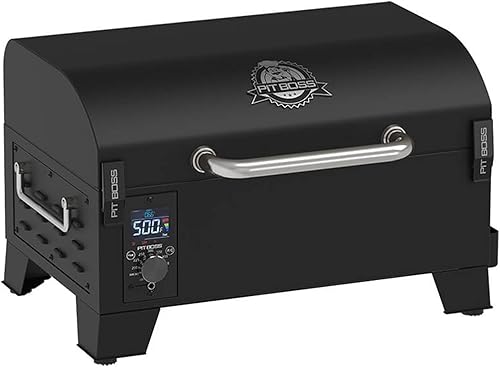 PIT BOSS PB150PPG Parrilla de Pellets de Madera de Mesa, Negro - 11091