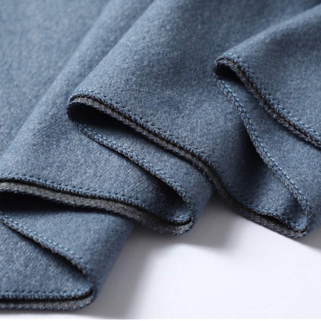 Sciarpa Invernale in Cashmere Donna Scialli Caldi Spessi Avvolge Sciarpe Solide da Donna Nappe di Moda Foulard di qualità Coperta (Colore : B)