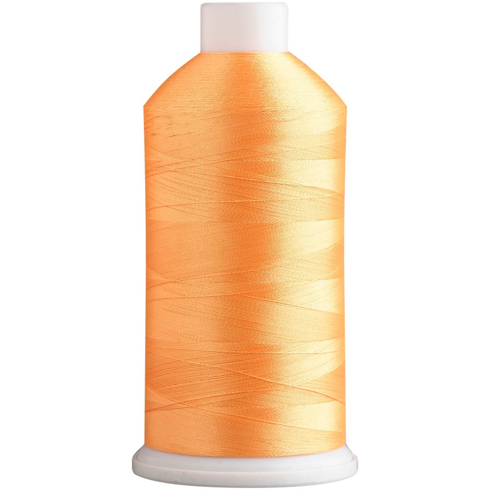 Superpunch SuperB Embroidery Thread, 5000 m Cone, Fluorescent Orange 42