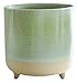 Ivyline Pflanzgefäß, Keramik, Mintgrün, matt, reaktiv, H 12 cm x T 12 cm