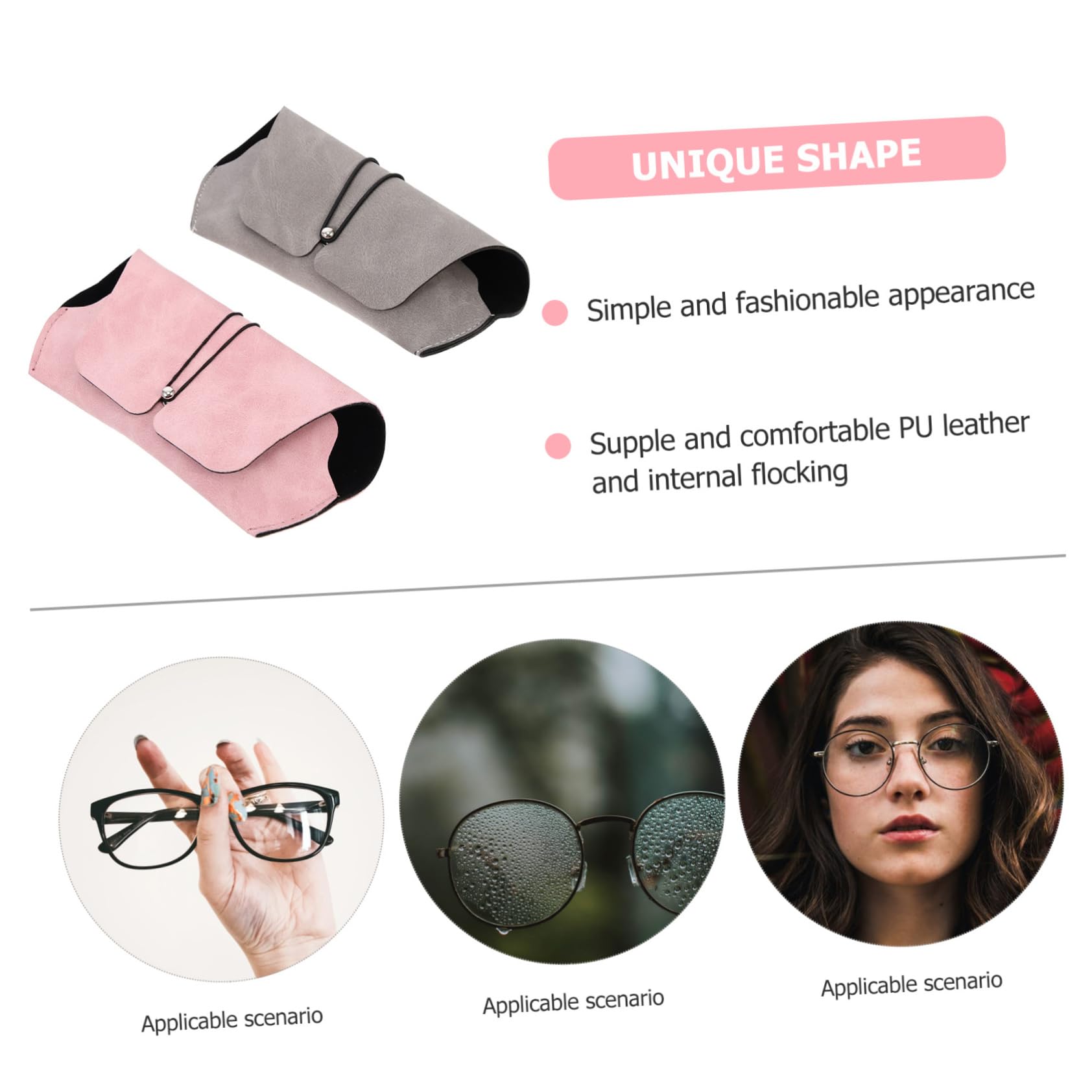 LIFKOME 10stücke Brillenetui Tragbare Verschleißfeste Brillenbox Für Sonnenbrillen Und Lesebrillen Stilvolles Design Für Unterwegs Alltag