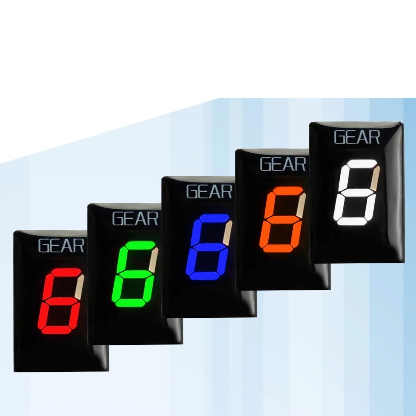 Gear Indicator Monte Compatibile Con Suzuki Per GSX-R600 K1 K2 Per K3 1997-2000 Per GSX-R750 2001-2004 Per GSXR1000 2001-2016 Indicatore Di Marcia Per Motocicletta Display Contamarce
