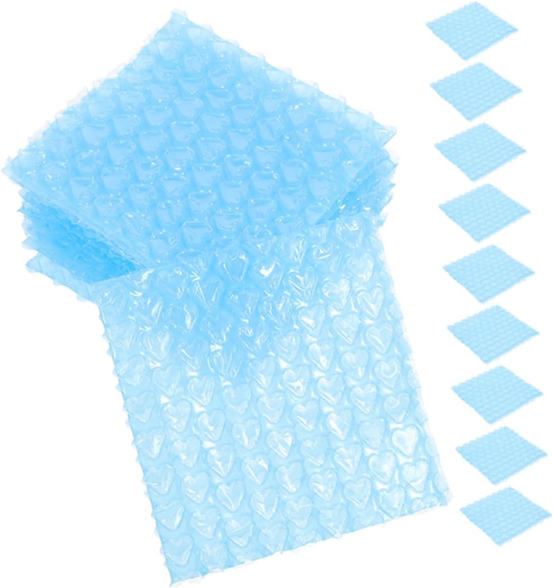 SEWACC 200pcs Cute Bubble Mailers Shipping Bubble Pouches Self Seal Pouches Blue Wrap Bags Business Packaging