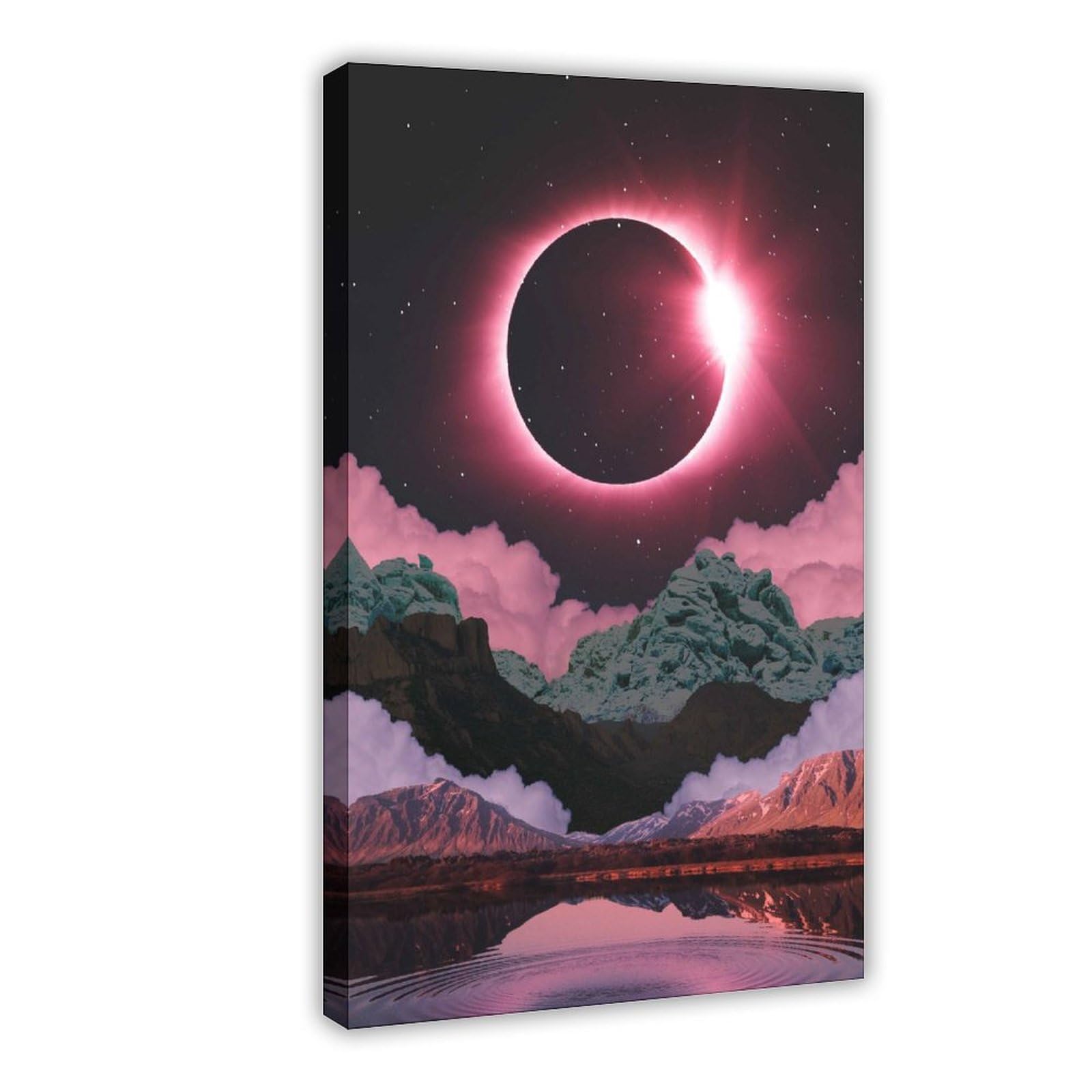 Surreal Mountain Art Print Poster su tela per dormitorio decorazione regalo