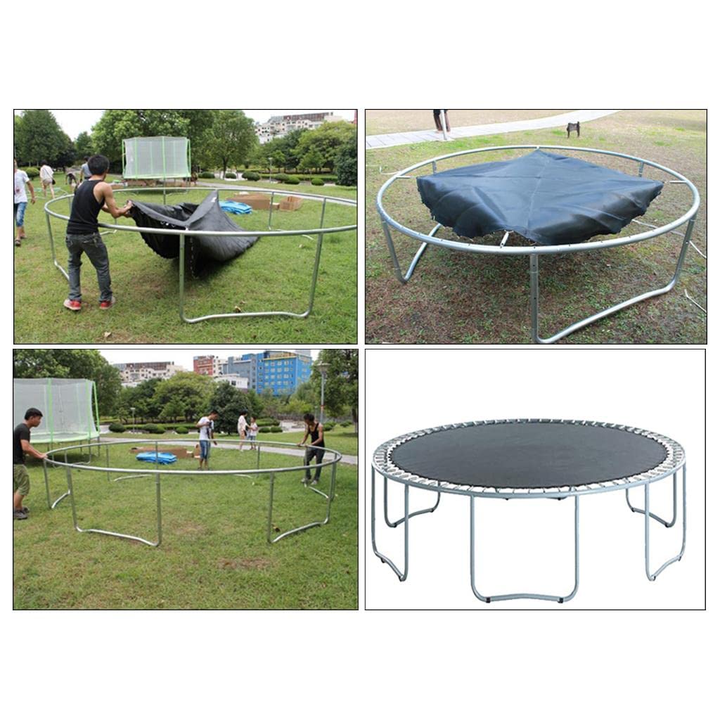 kowaku Long- Jumping Mat for 6ft and 10ft Round Trampolines - Resilient Bed Surface, 10ft-54 Buckle