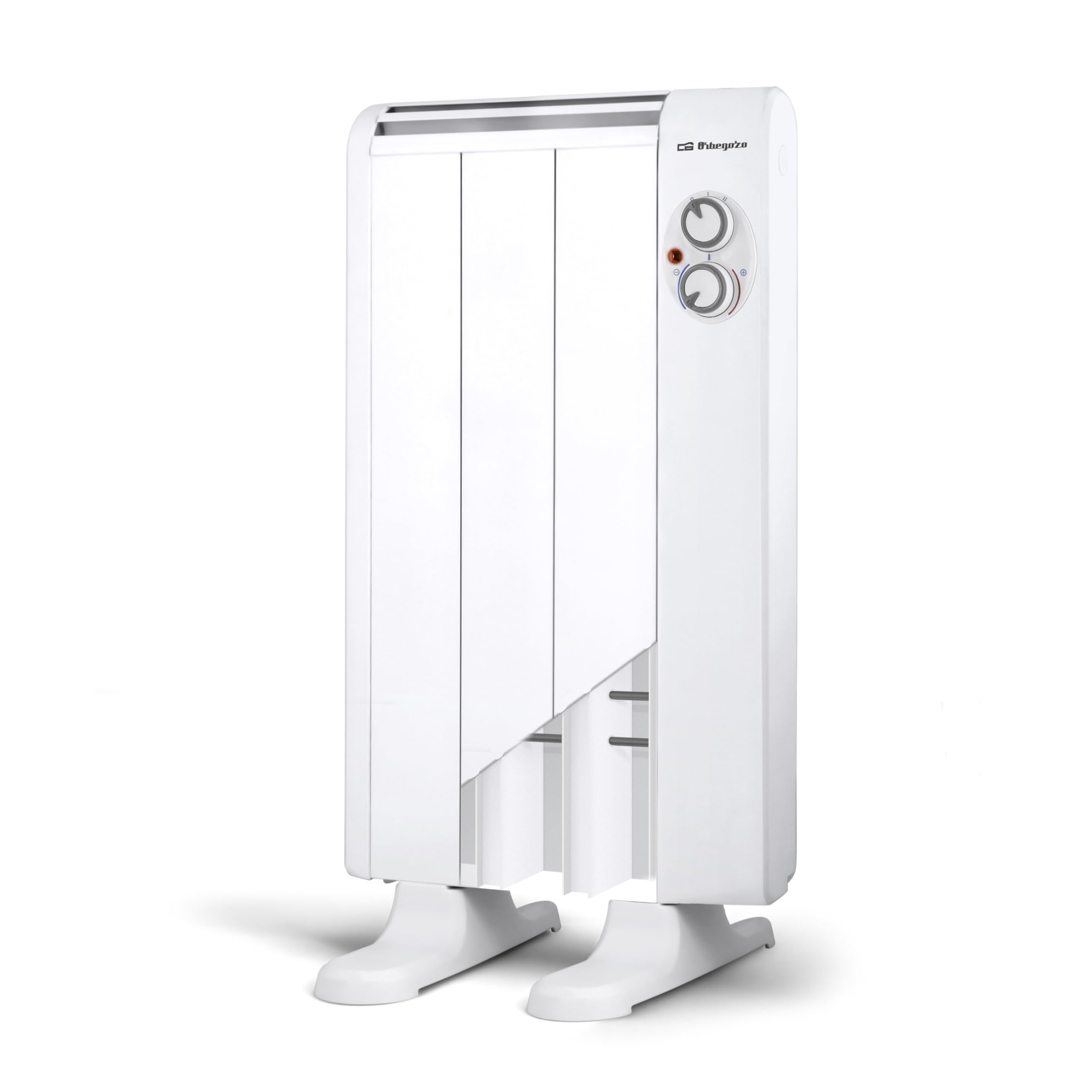 Orbegozo RRM 510 – Emisor térmico sin aceite, 3 elementos, 500 W, 2 niveles de potencia, color blanco