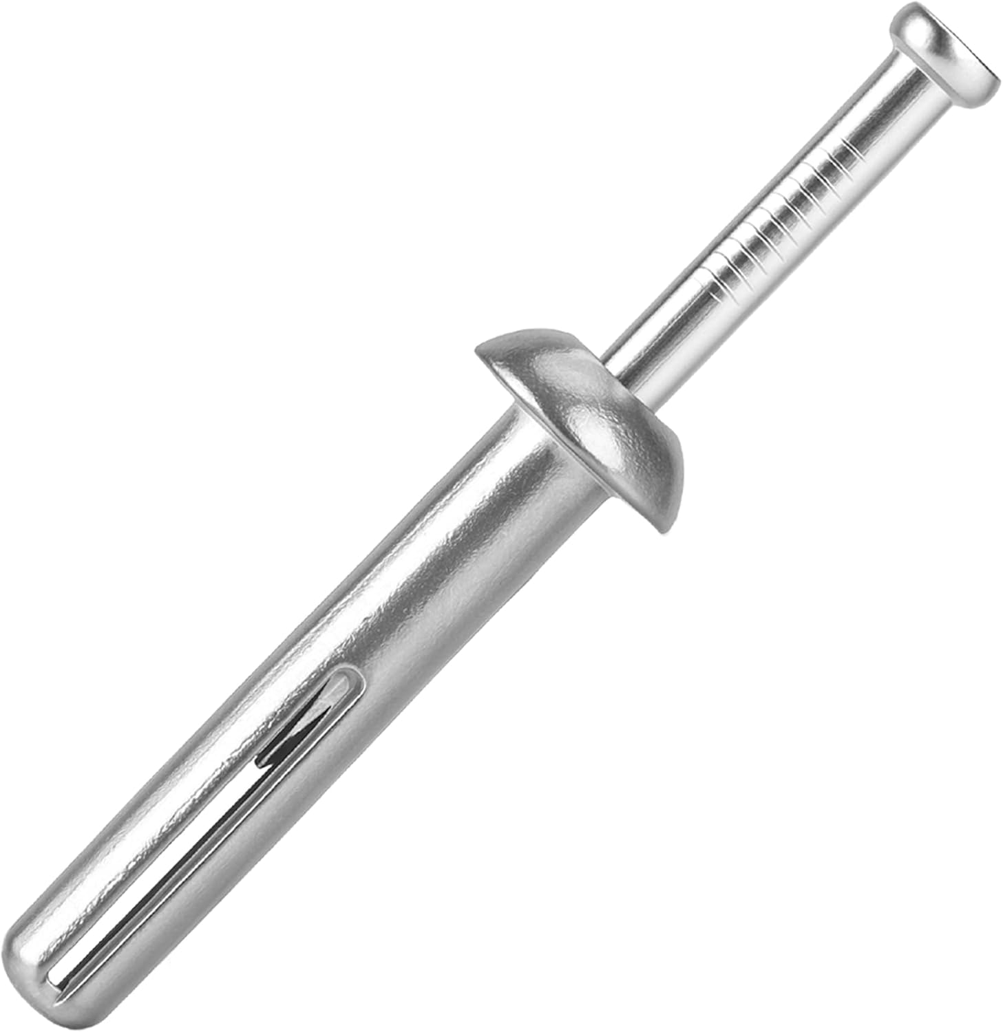 meite Hammer Drive Anchors 1/4" x 1-1/2" for HVAC Systems & Shelving Units, Heavy Duty Concrete Fasteners, Zinc-Plated Steel, Rust-Resistant (100 Counts)