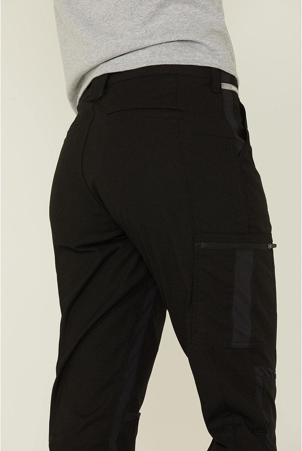 Ariat Female Rebar DuraStretch Ripstop Cargo Straight Leg Pant Black 27