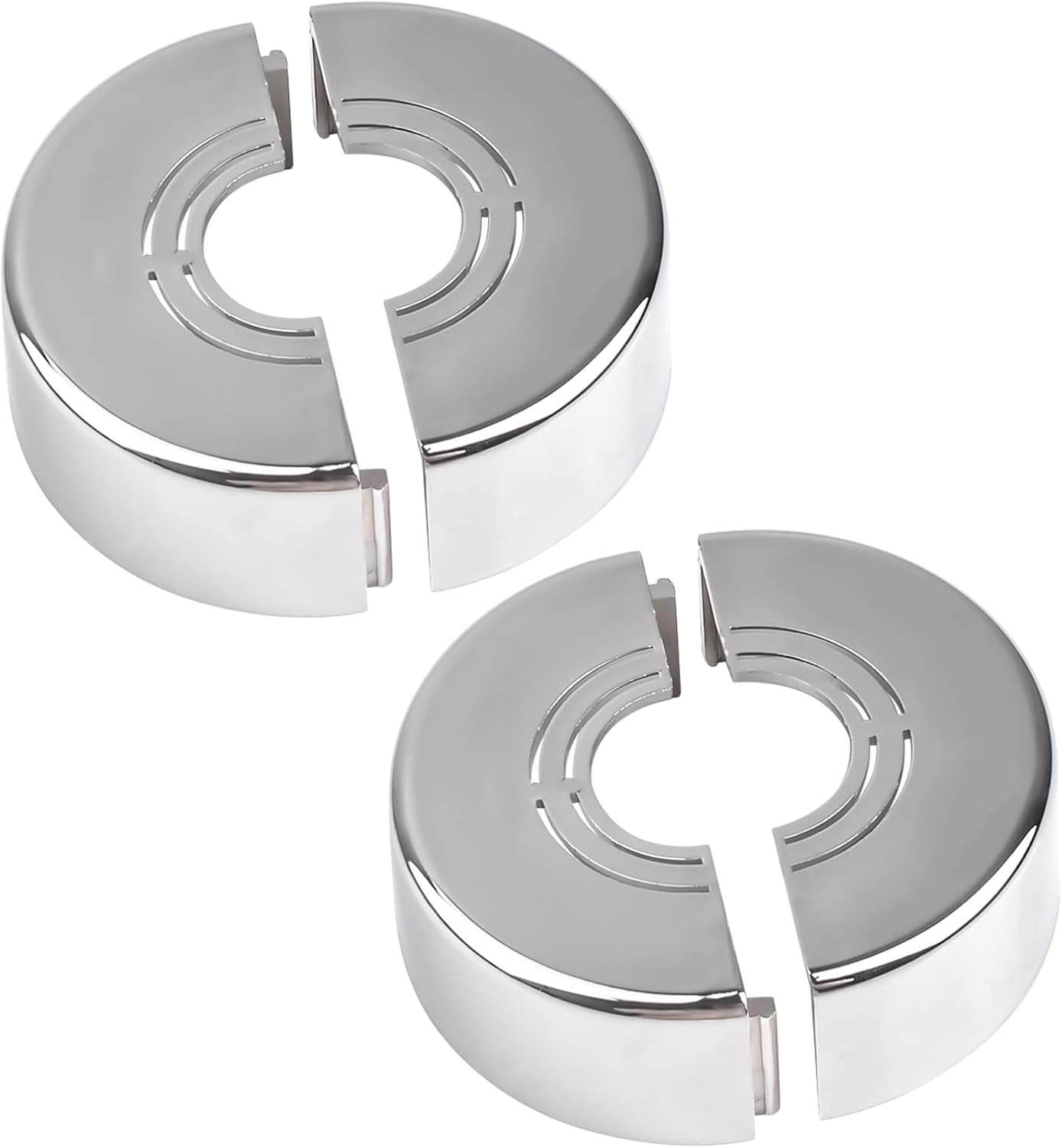 UFURMATE Wall Pipe Cover, 2Pcs Plastic Wall Hole Decoration Split