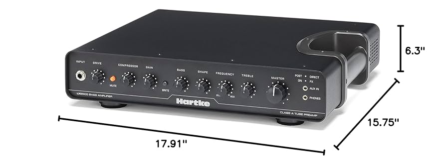 Amazon.com: Hartke LX8500 800-watt Bass Head : Musical