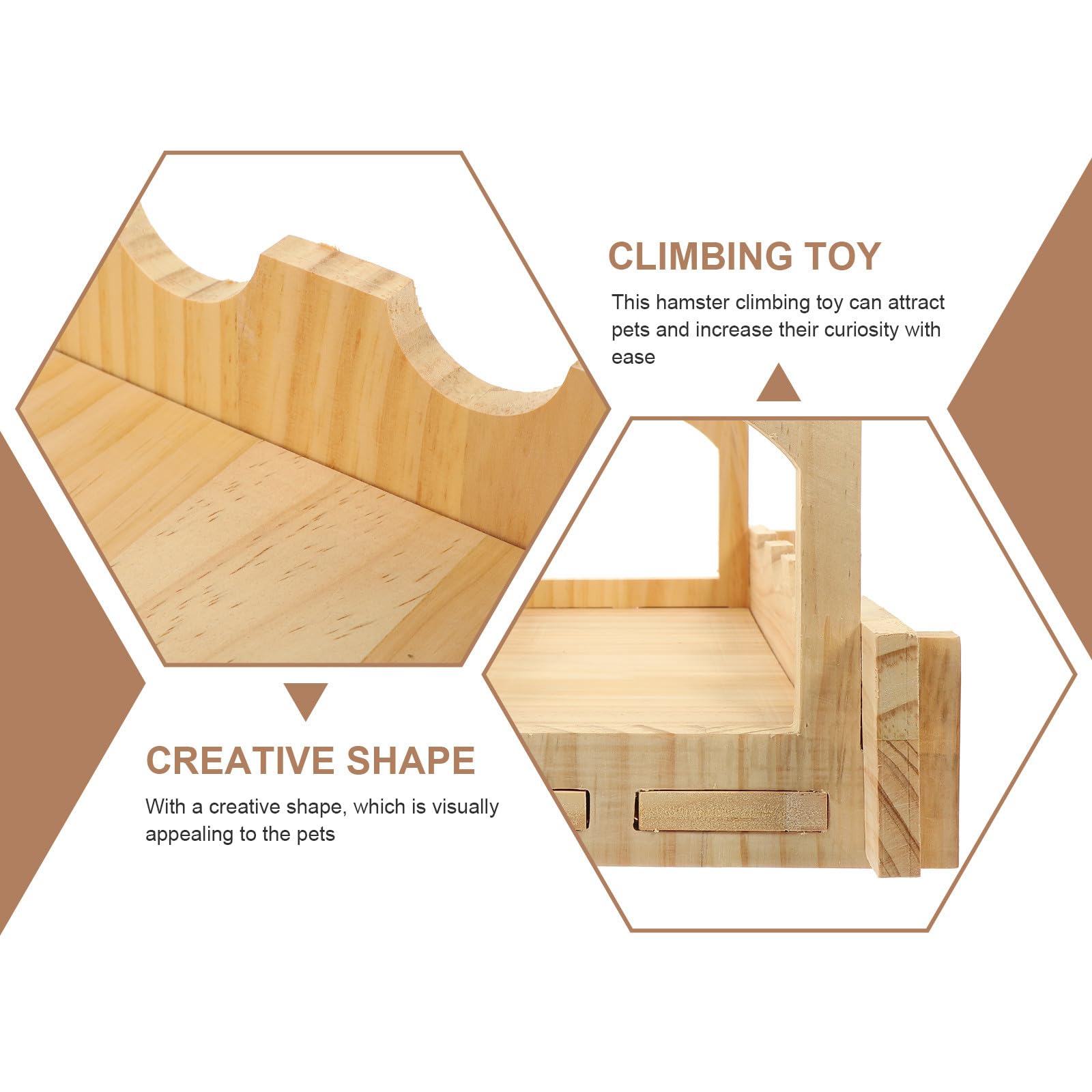 Toddmomy Leichte Hamster Haustierbrücke mit Kreativem Design als Ruheplatz und Spielbrücke für Kleine Kleintiere im Käfig
