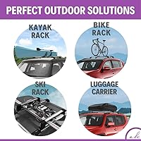 Vista 7 de ERKUL Barras transversales de techo para Volvo XC90 2016-2026 Barras transversales de aluminio con bloqueo antirrobo para techo Compatible