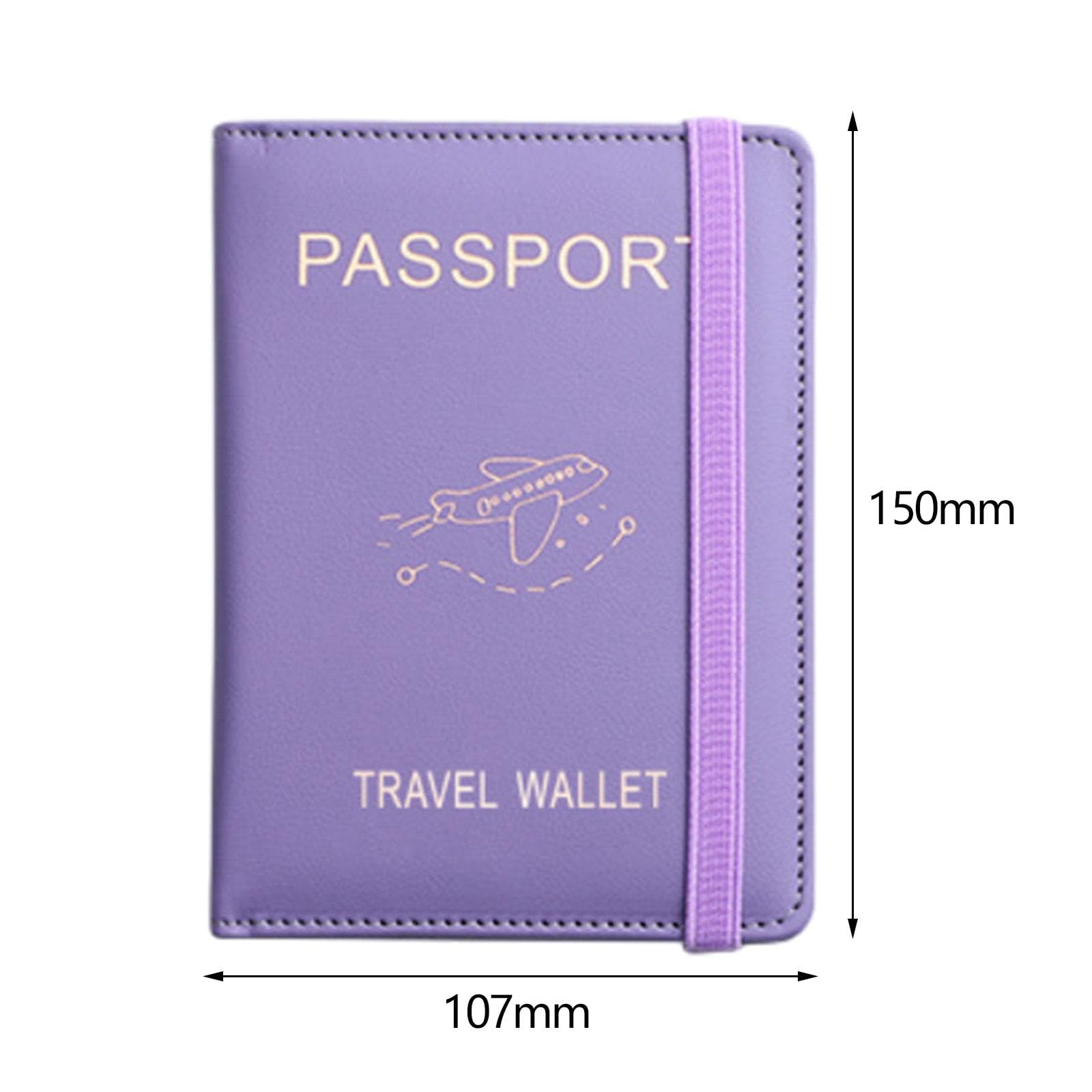 FUZVOL Étui Pour Passeport En Cuir Synthétique Pour Documents