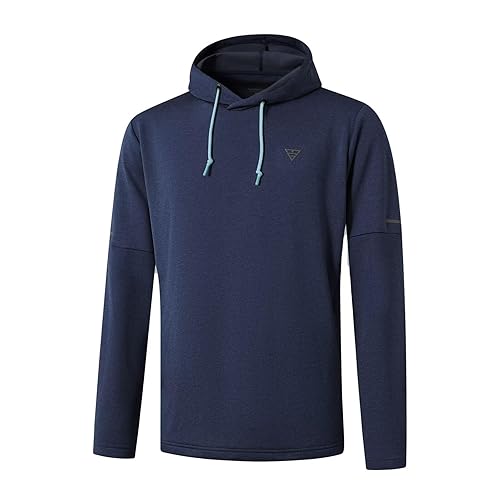 M MAELREG Hoodies for Men Golf Fleece Hooded Sweatshirts Dry