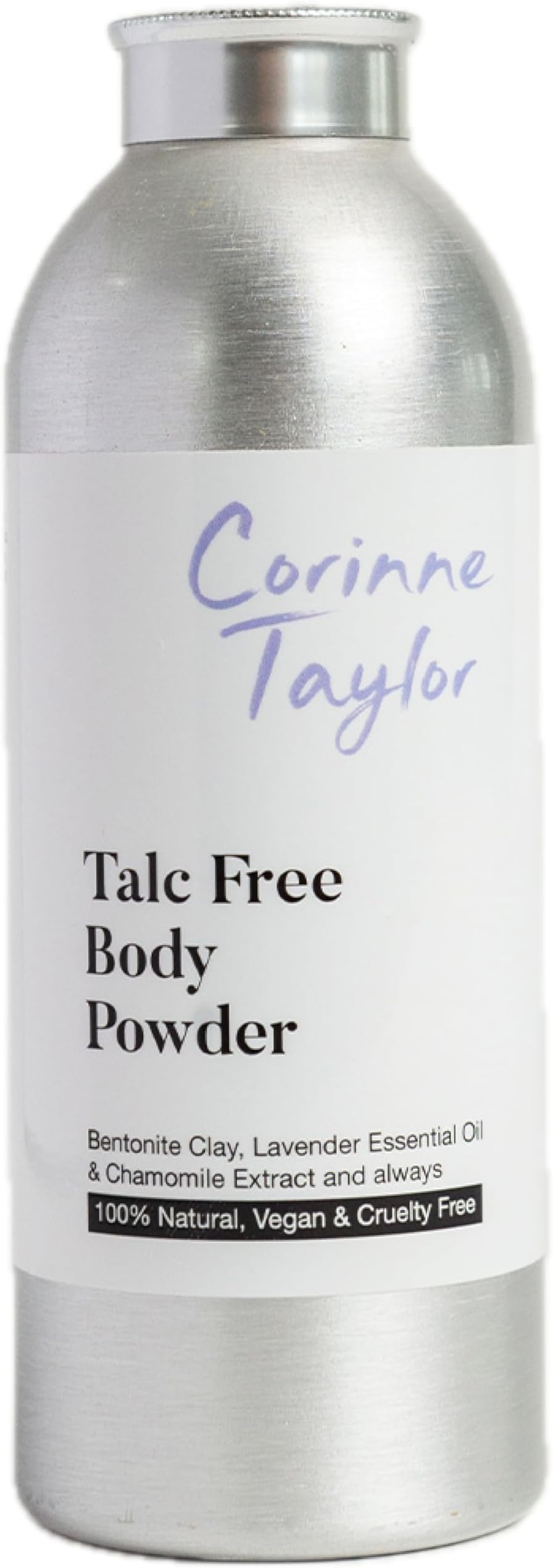 – Corinne Taylor Organic Talc-Free Body Powder with Lavender & Chamomile – Natural Dusting Powder for Anti-Sweat, Anti-Chafing & Sensitive Skin – Gentle Absorbent Powder 85g