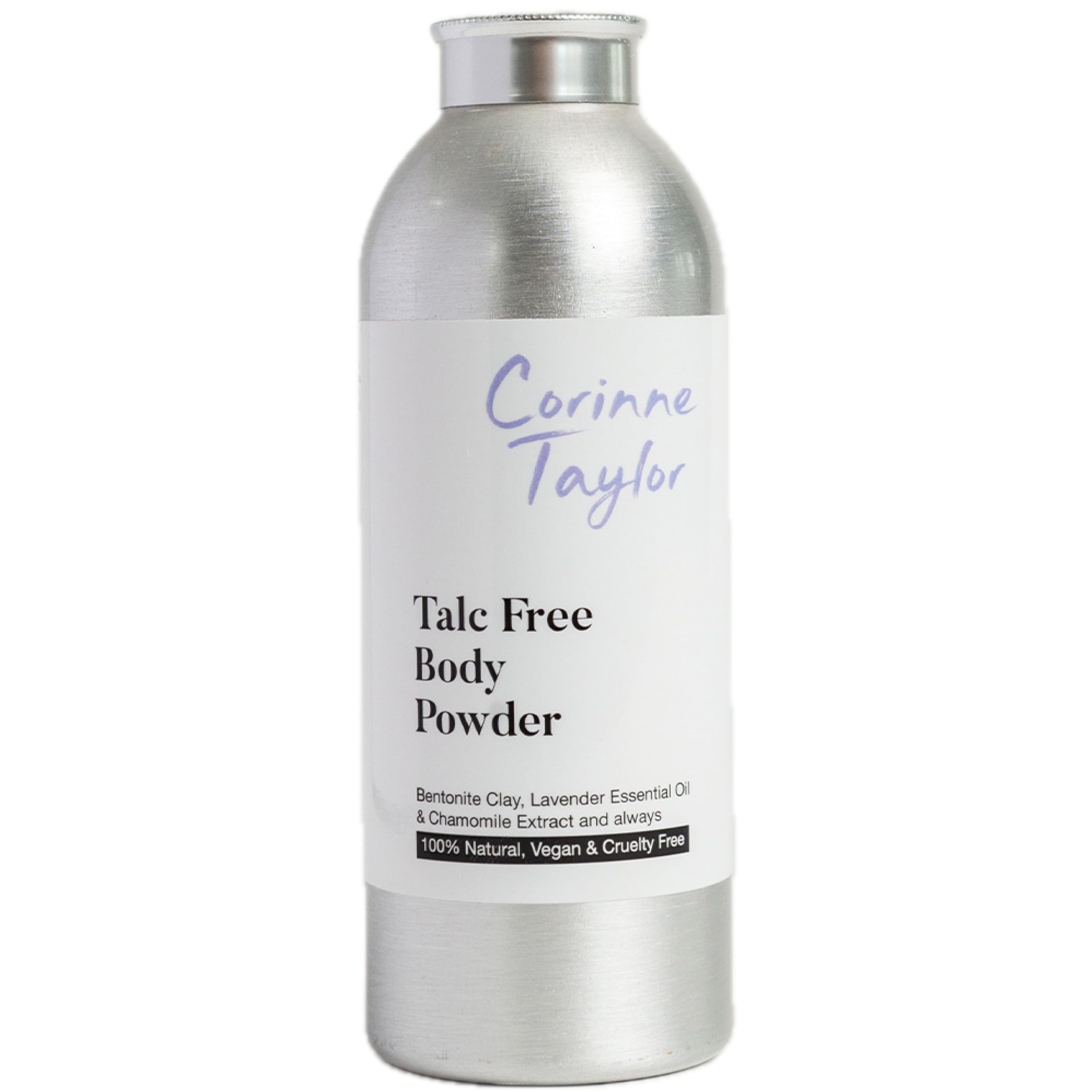 Corinne Taylor | Organic Body Powder | Talc Free | 100% Natural | Intimate Comfort & Anti Chafing | Chamomile & Lavender | Vegan | 85g