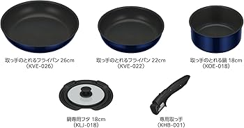 Amazon.co.jp: サーモス デュラブルシリーズ 取っ手のとれるフライパン