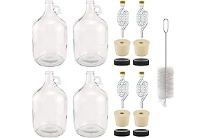 North Mountain Supply Glass Fermenting Jug With Airlock