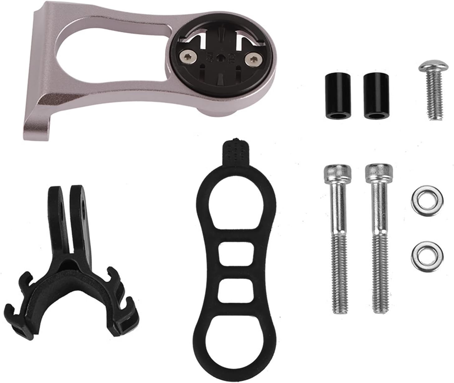 Bike Mount for Gar min, Aluminium Alloy Odometer Comupter Extension Mount Road Bike Integrated Handlebar Easy to Install Suitable for Most Bike's Stems