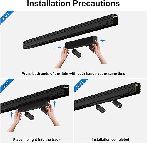 Miniatura 16 de SCON Cabezal de lámpara de inundación LED lineal CCT ajustable de 15 W, paquete de 2 unidades, cabezal magnético de 24 V, 3000 K-5000 K para 3000K