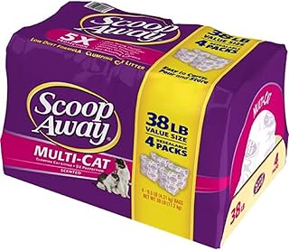 Scoop Away Multi-Cat, Scented Cat Litter, 25 Pound Carton