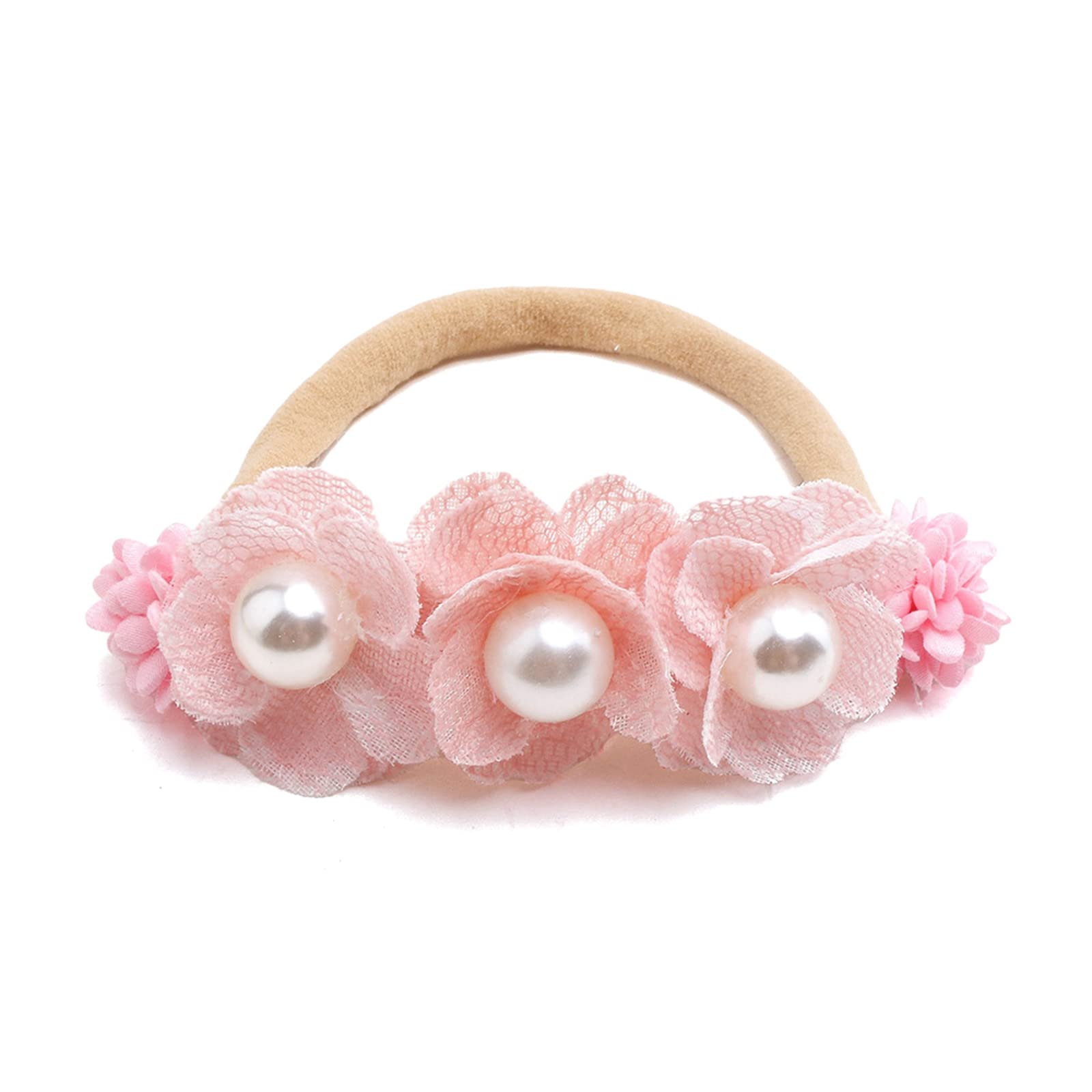 Baby Girl cloth Headbands Floral Infant Flower Elastic Hair Band Bows Wraps for Newborn Toddler Hair Accessorie Headband (Style 11, One Size)