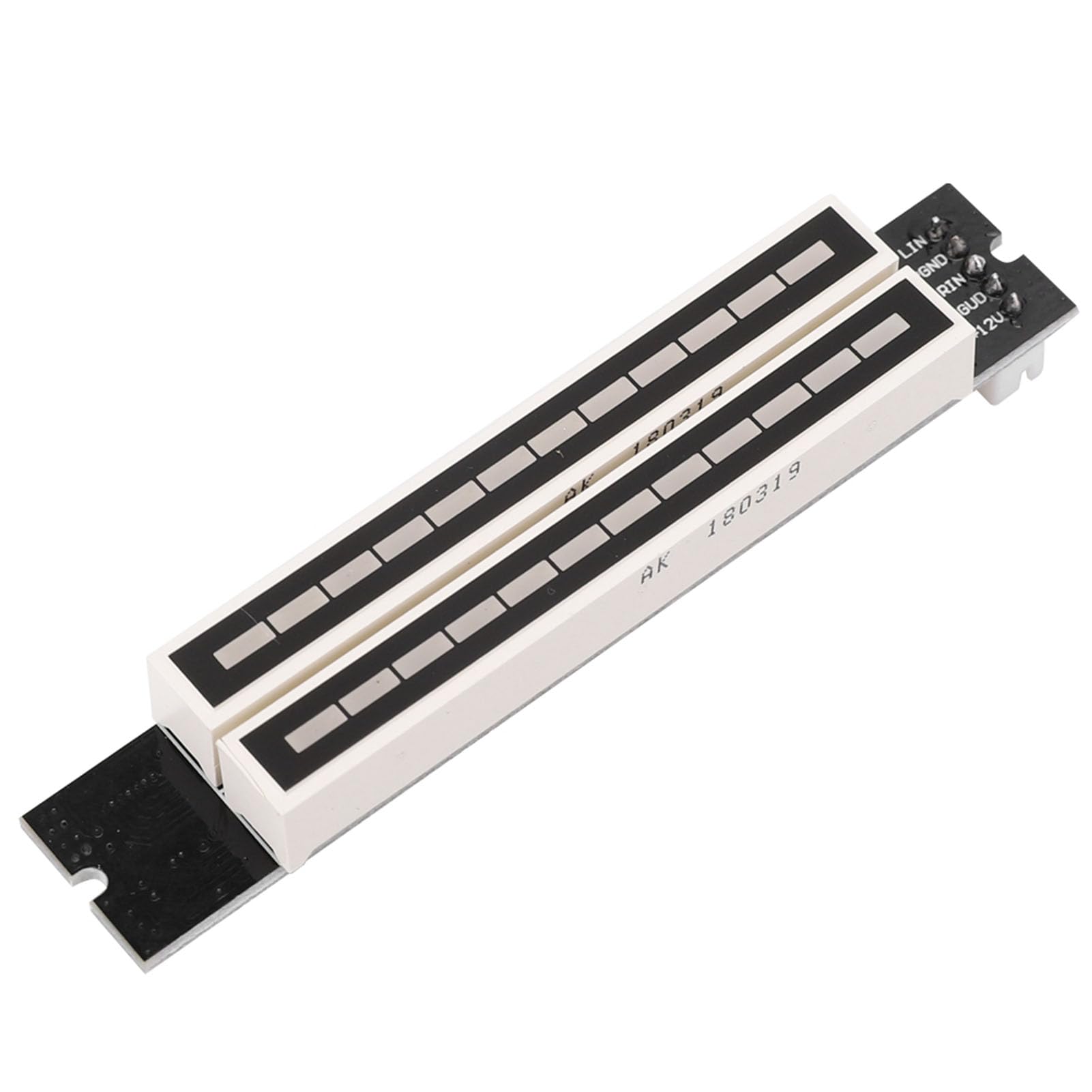 Advanced Dual 12 Stereo Level Indicator with Adjustable Light Speed and AGC Mode for Audio Level Meter Board Module