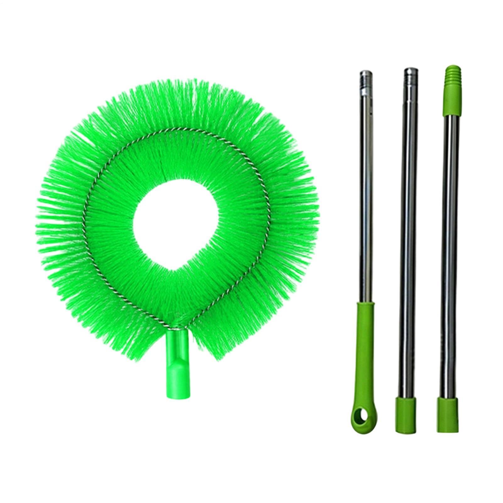 Plumero para ventiladores de techo extensible de 120 cm que elimina el polvo alto sin escaleras