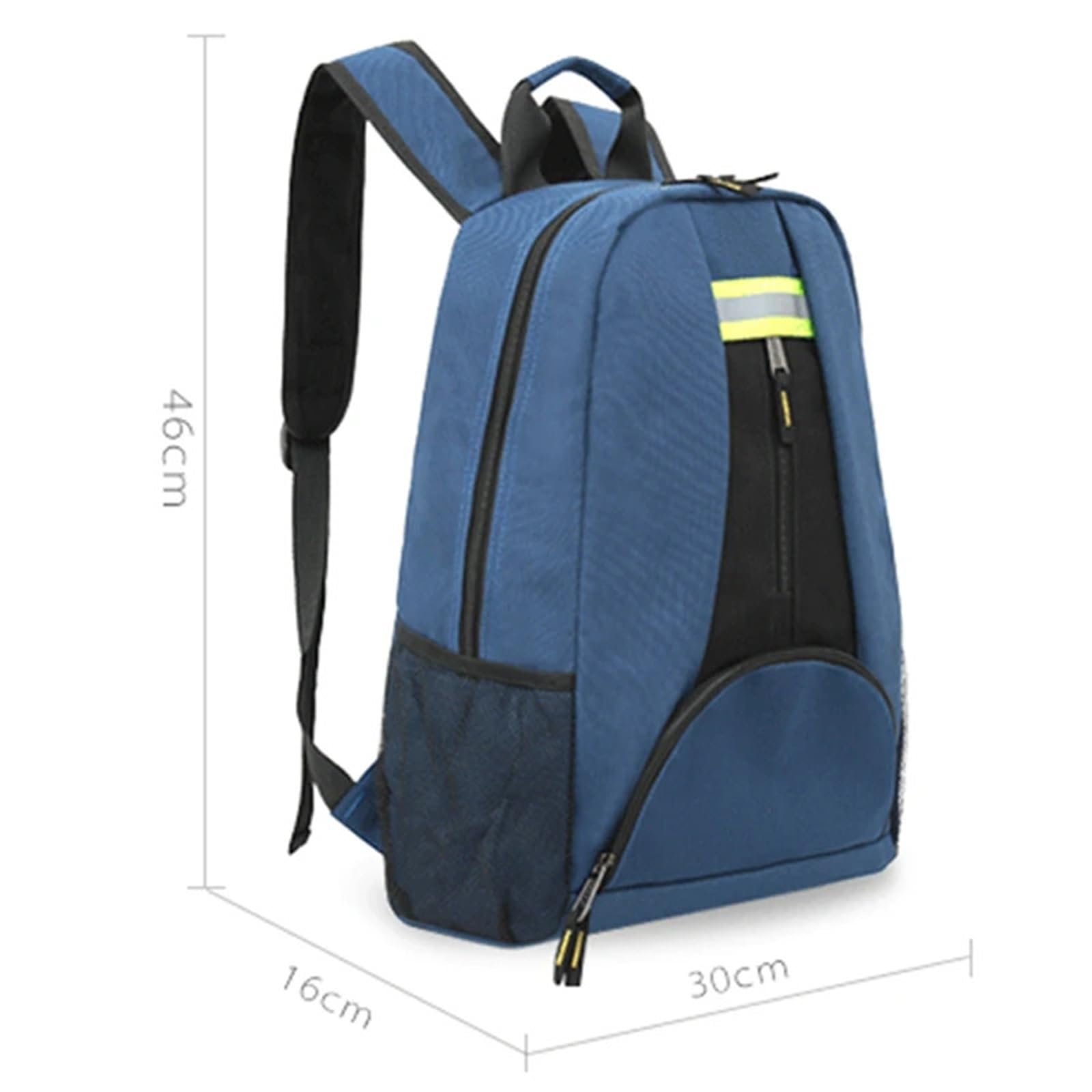 Borsa portautensili a Doppia Spalla Zaino in Tessuto Oxford Multifunzione Addensare Impermeabile Grande capacità Organizzatori for elettricisti per Tecnico(Blue)
