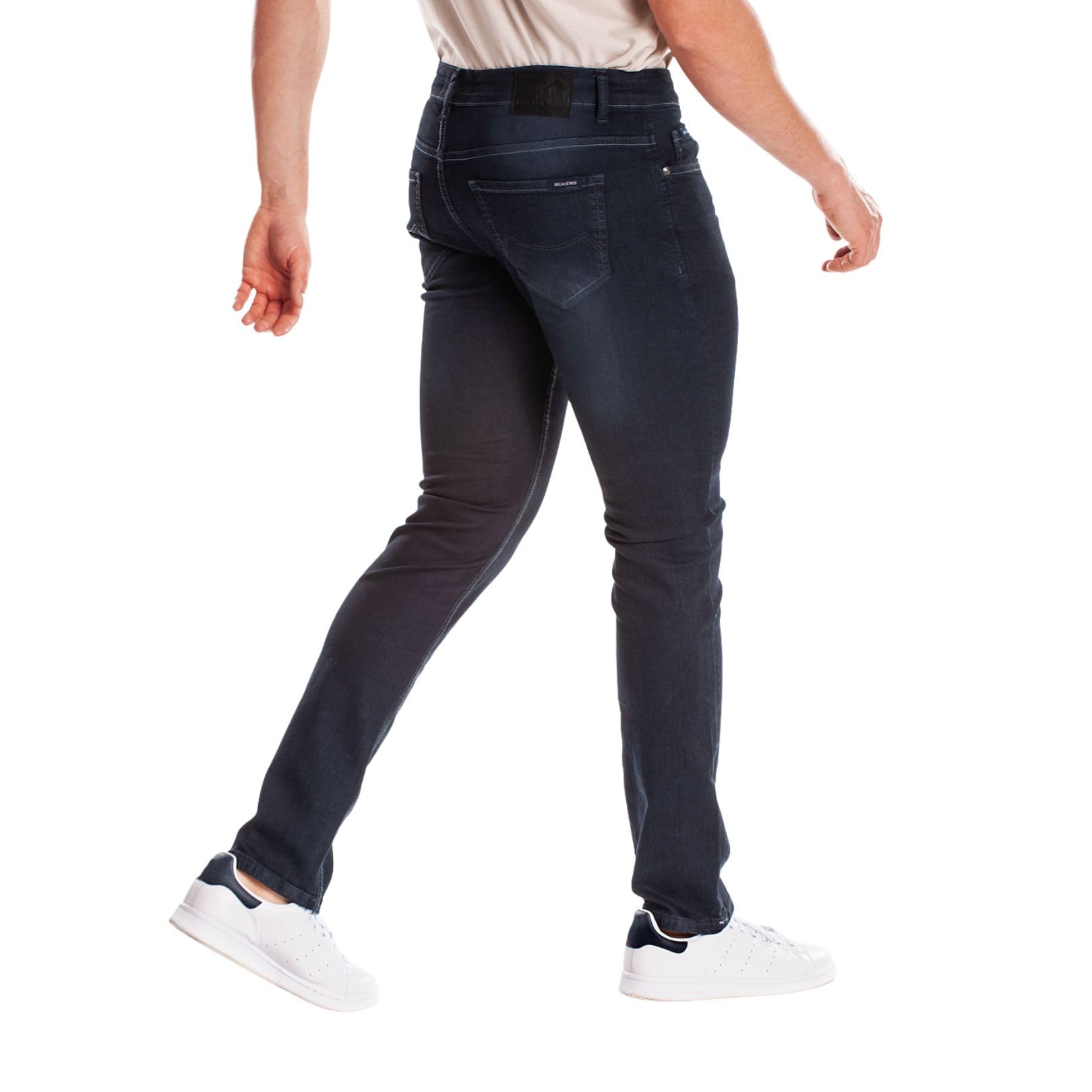 Rica Lewis Jeans Stretch Fibreflex® Rl80 Coupe Droite Ajustée Surteint Vito - Jeans - Classique - Homme