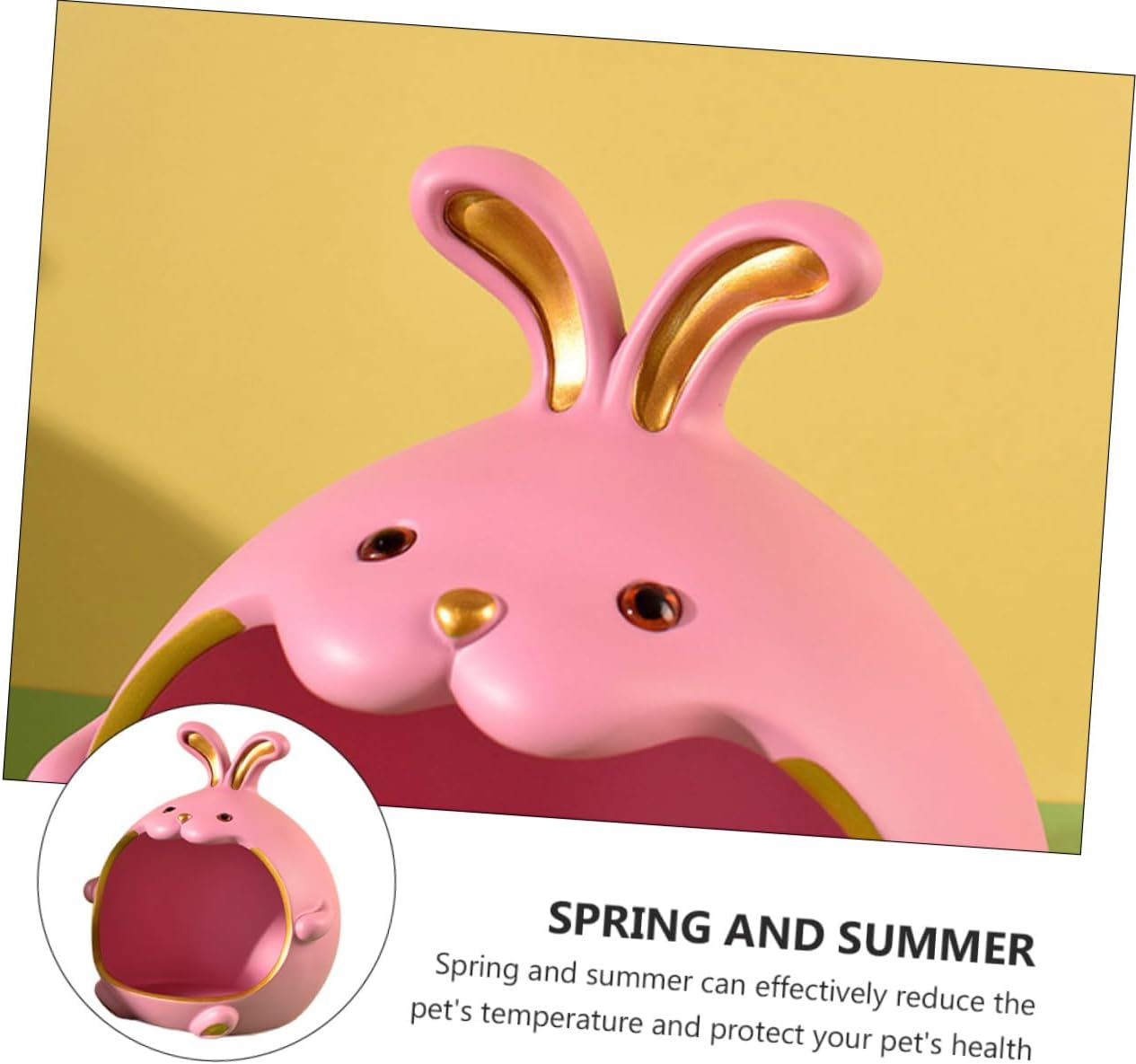 Qinglianghu Guinea Pig Bed Pet Loft Cage Cooling Nest Small Pet House Unique Design Random Color