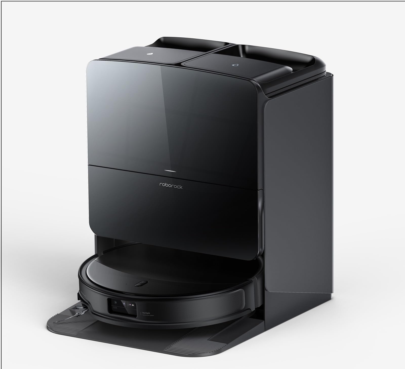 roborock Saros 10R Robot Vacuum Cleaner, 7,98 cm, odporna na splątanie, rama AdaptiLift, automatyczne usuwanie mopa, czyszczenie narożników i krawędzi, stacja wielofunkcyjna 4.0, Hello Rocky