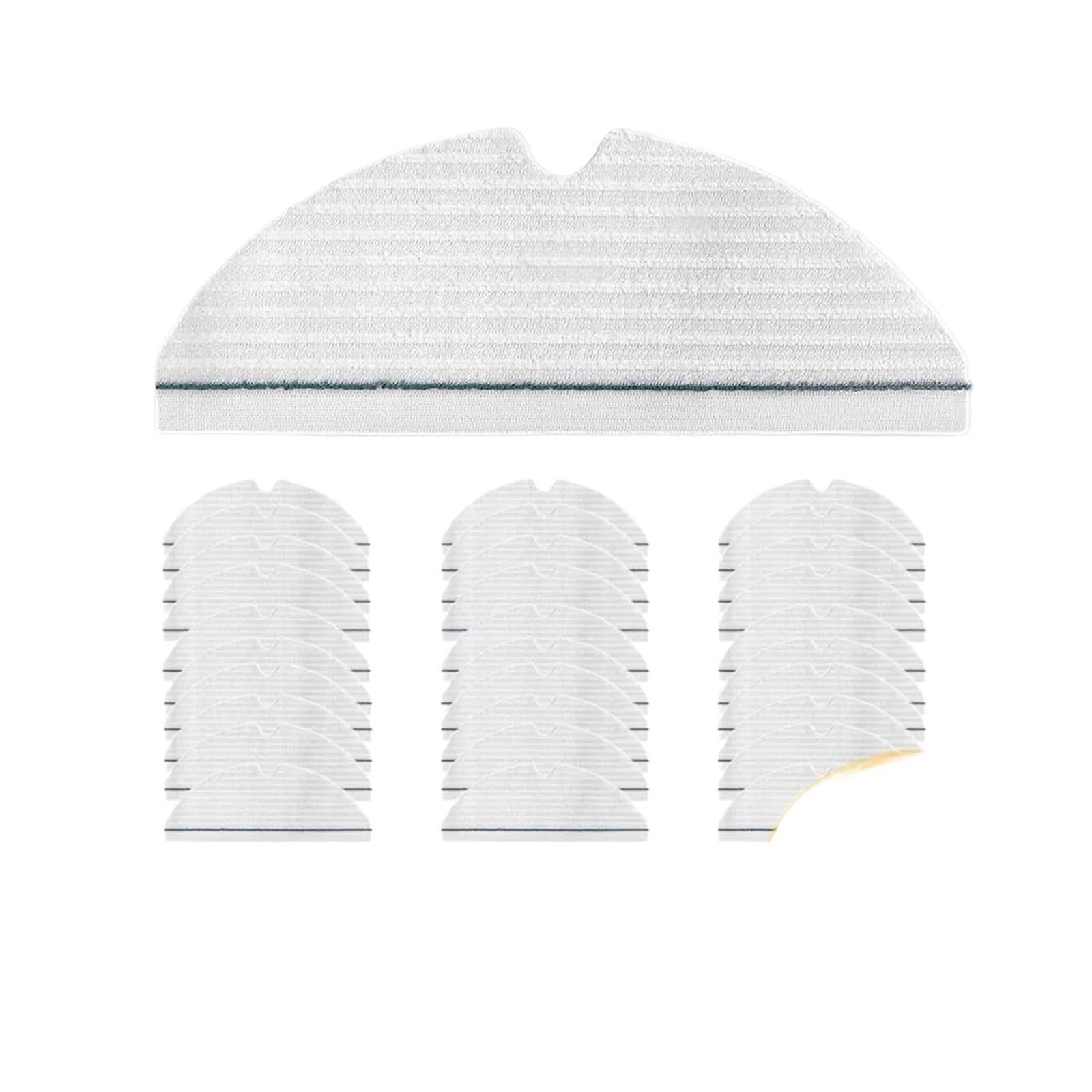Paño De Fregona Desechable, Compatible con Roborock, S50 S53 S54/S6/S6 Maxv/S6 Pure/S5/S5 Max/E35/E2/E4, Piezas De Aspiradora Robot(100pcs)