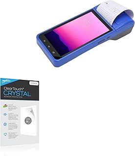 BoxWave Screen Protector Compatible With PUSOKEI Portable POS PDA Receipt Printer (5.5 in) - ClearTouch Crystal (2-Pack), HD Film Skin - Shields From Scratches