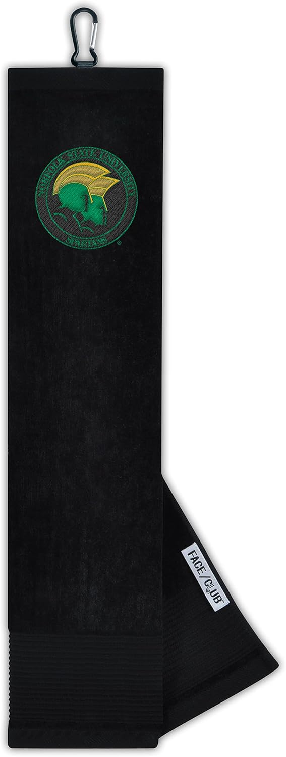 Norfolk State University Face/Club Tri-Fold Embroidered Towel