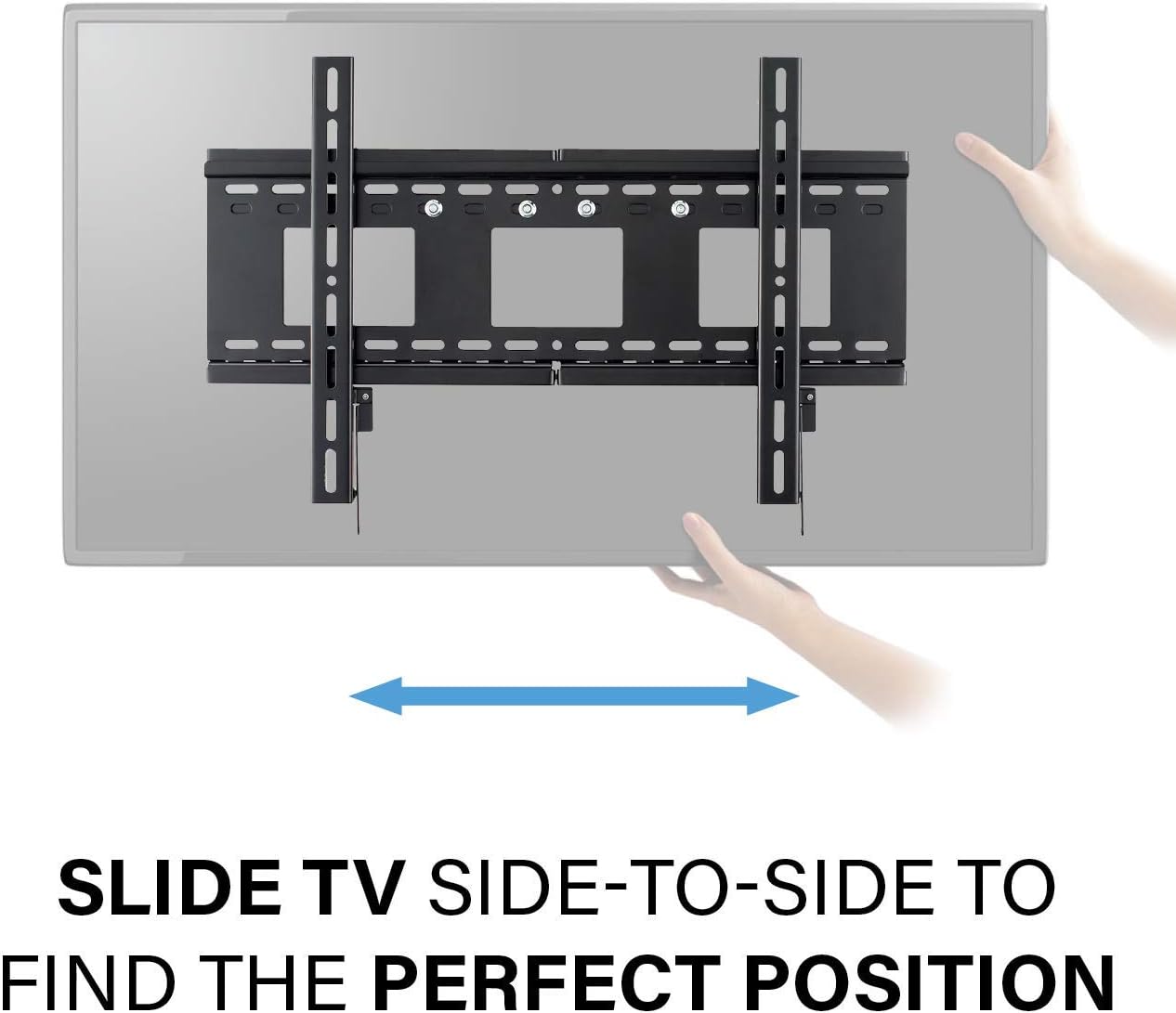 SANUS Universal 3-Stud Tilting TV Wall Mount for 50" to 120" TVs - Durable, Low Profile Design Fights Glare w/ 12 degree Tilt - Easy DIY Install