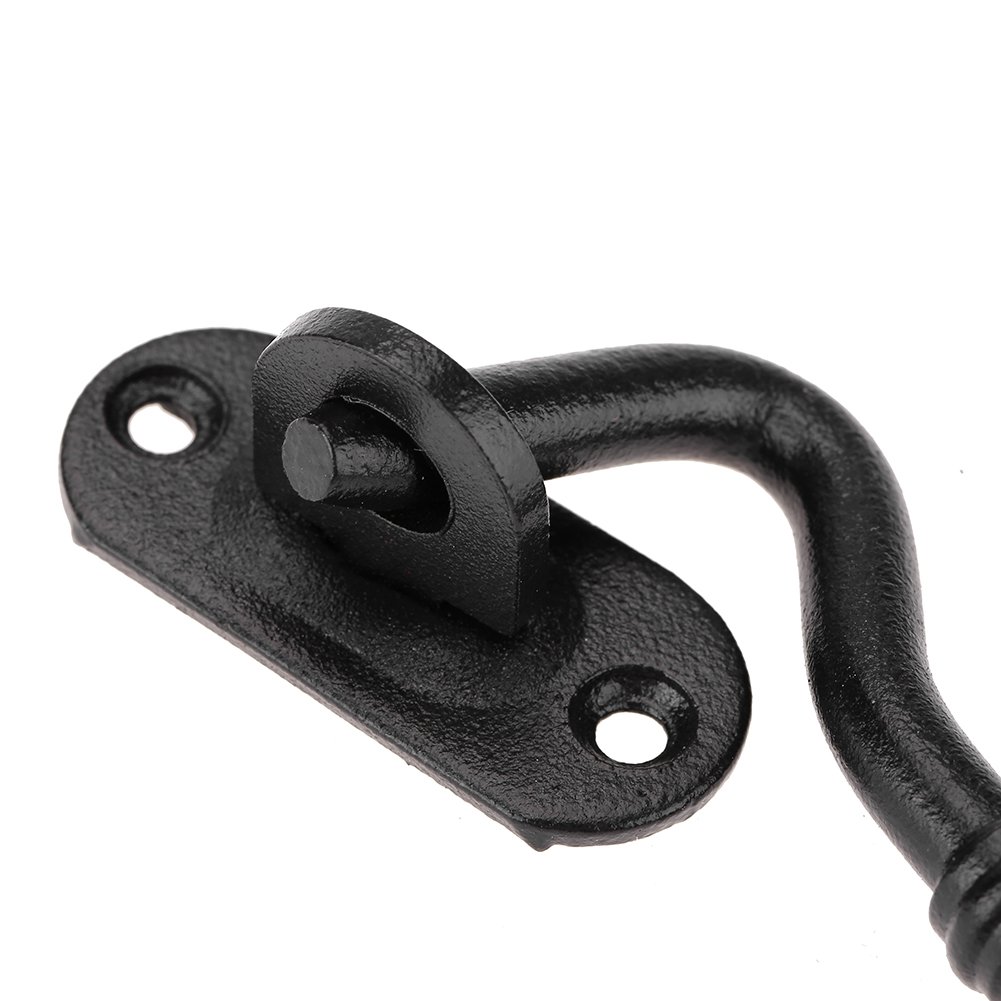 Hardware Solutions,Juego De Cierres De Puerta De Anillo Negro