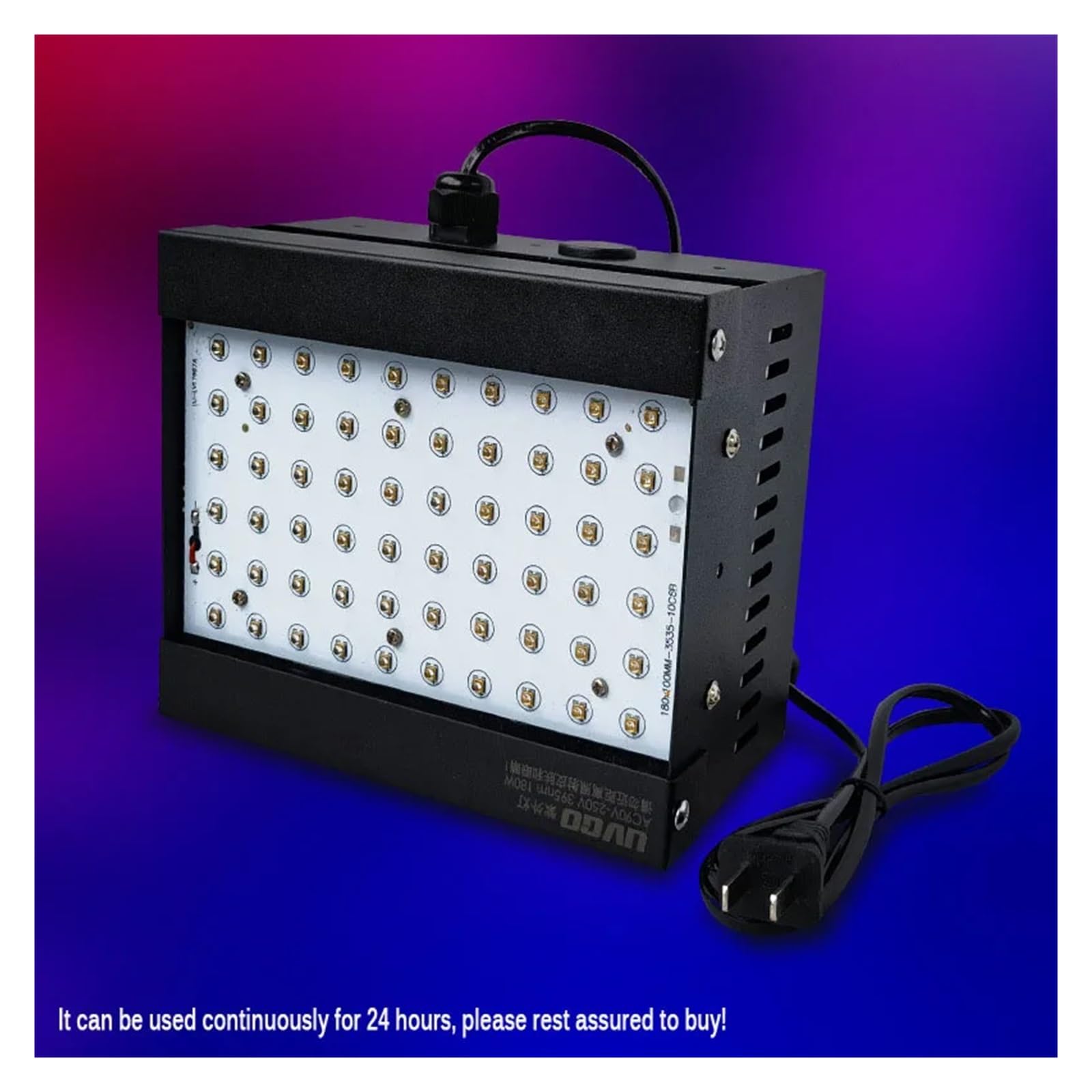 Luz LED UV, Lámpara de curado por LED UV Lámpara de curado de resina for impresora UV Tinta de desoxidación Pegamento sin sombras Soldadura con aceite verde Inspección fluorescente puntual para uñas d