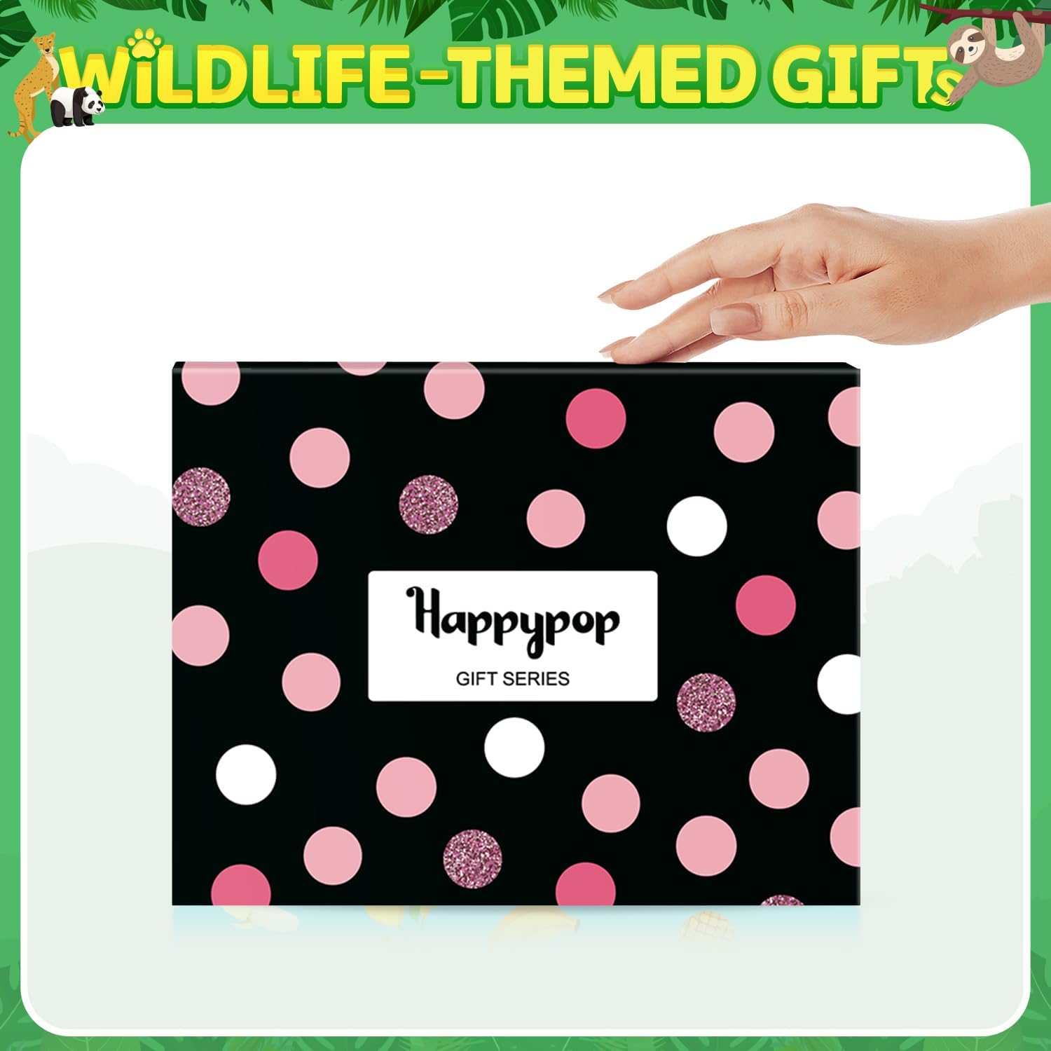 HAPPYPOP Animal Gifts for Kids - Shark Panda Sloth Bunny Socks, Crazy Socks for Boys Girls - Image 5