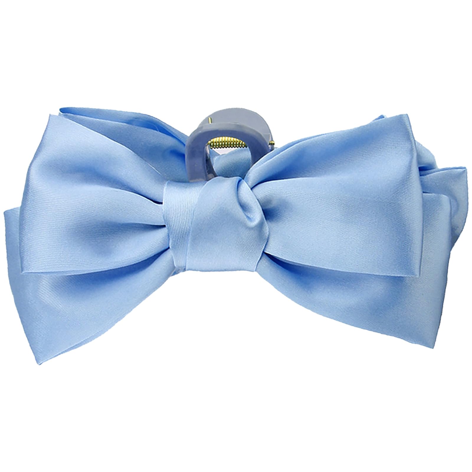 Amazon.com : Blue Hair Bow Clip Large Blue Bows Hair Clips  display picture 3
