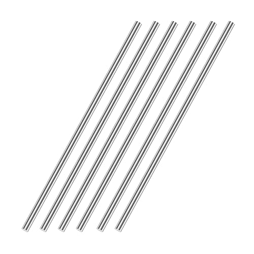Miniatura 9 de uxcell Varilla redonda sólida de acero inoxidable 304 de 0.315 in x 5.906 in para manualidades de bricolaje - 2 piezas