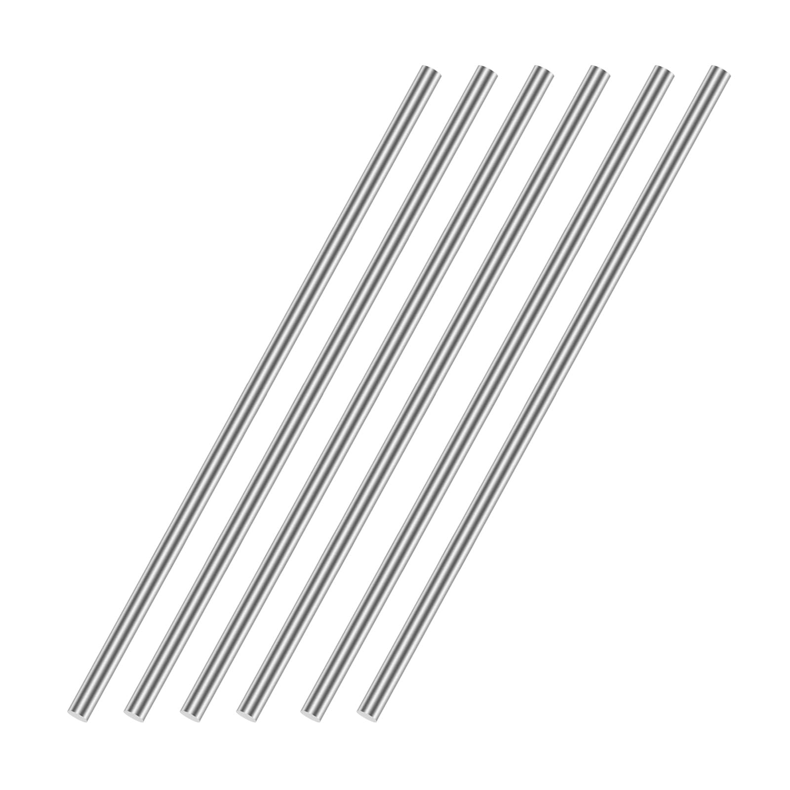 Lot De 2 Barres Rondes En Acier Inoxydable – Diamètre 6 Mm, Longueur 356 Mm – Pour Modélisme, Bricolage, Arbres De Transmission